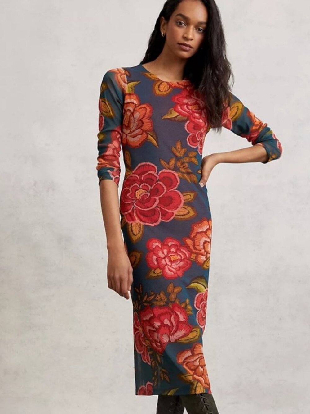 Anthropologie Farm Rio Estelle Maxi Dress  XL NWT
